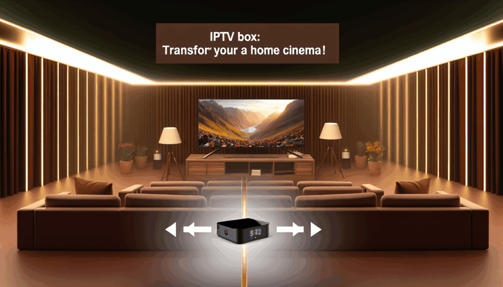 Boîtier IPTV : Transformez votre TV en cinéma à domicile!