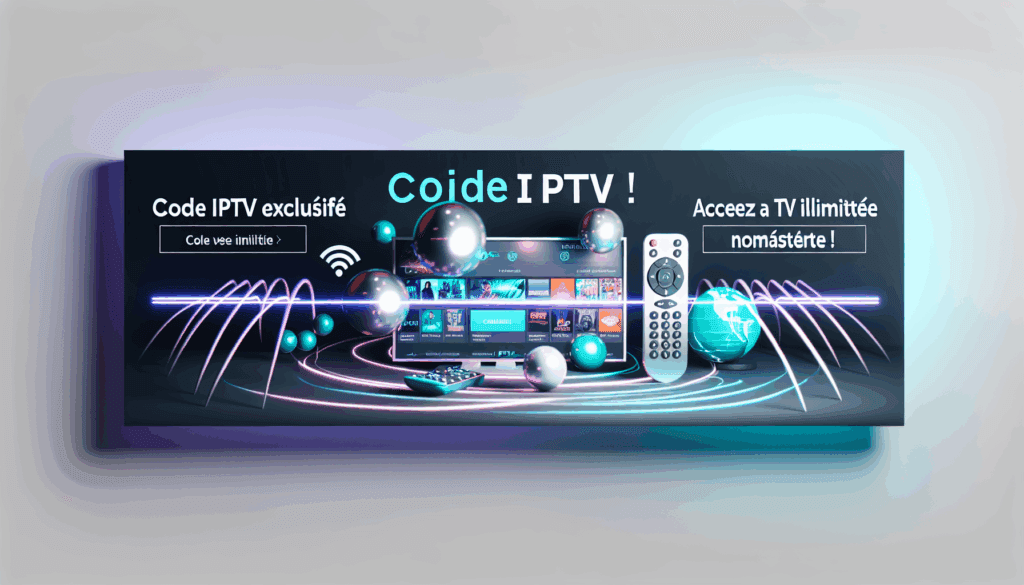 Code IPTV exclusif : Accédez à la TV illimitée maintenant!