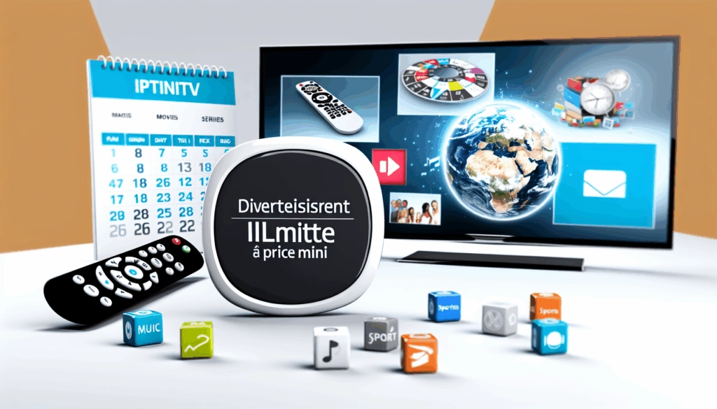 Abonnement IPTV 12 Mois – Divertissement Illimité à Prix Mini
